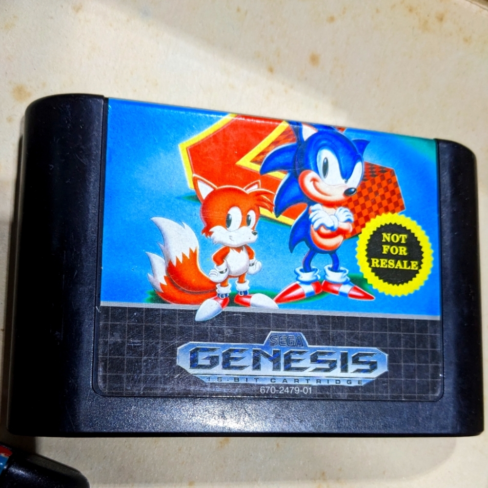 Vintage SonicThe Hedgehog 2 | Sega Genesis Game Only